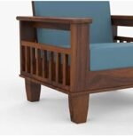 Sheesham Wood 3-Seater Sofa Set for Living Room - Image 4