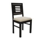 Solid Wood Dining Table 4 Seater Set for Dining Room in Dark Walnut - Image 3