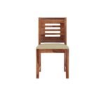 Wooden Dining Table 4 Seater Set for Dining Room in Honey Finish - Image 5