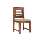 Wooden Dining Table 4 Seater Set for Dining Room in Honey Finish - Image 6