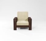 Solid Sheesham Wood 6 Seater Sofa Set for Living Room in Walnut Finish - Image 7