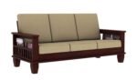 Sheesham Wood 5-Seater Sofa Set for Living Room in Walnut Finish - Image 5