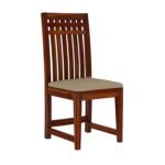 Wooden Dining Table 4 Seater Set for Dining Room in Natural Honey Finish - Image 3