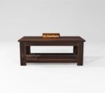 Wooden 7-Seater Sofa Set for Living Room in Walnut Finish - Image 7