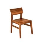 Wooden Round Dining Table 4 Seater Set for Dining Room in Honey Finish - Image 6