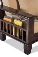 Sheesham Wood 3-Seater Sofa Set for Living Room in Dark Walnut Finish - Image 7